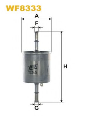 WIX FILTERS - WF8333 - Топливный фильтр (Система подачи топлива)