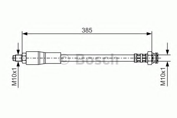 BOSCH - 1 987 476 461 - Тормозной шланг (Тормозная система)