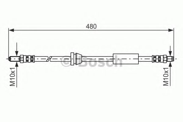 BOSCH - 1 987 476 616 - Тормозной шланг