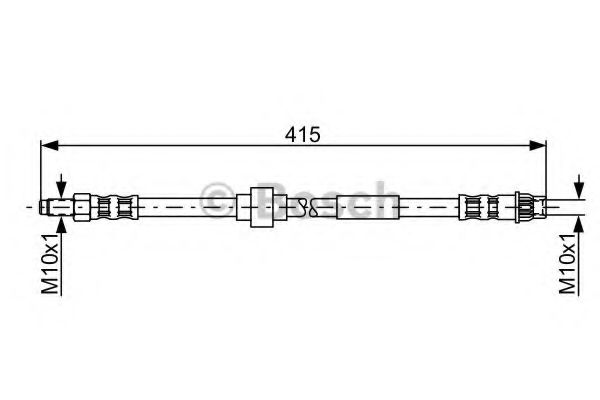 BOSCH - 1 987 481 165 - Тормозной шланг (Тормозная система)