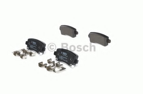 BOSCH - 0 986 424 124 - Комплект тормозных колодок, дисковый тормоз (Тормозная система)