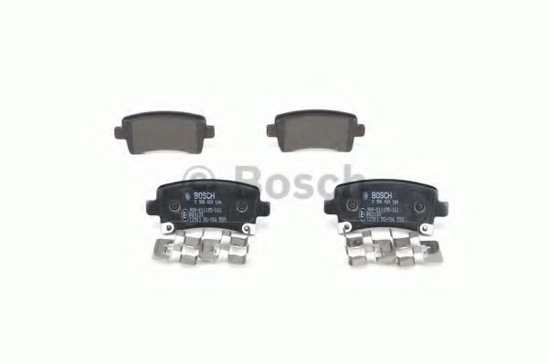 BOSCH - 0 986 424 124 - Комплект тормозных колодок, дисковый тормоз (Тормозная система)