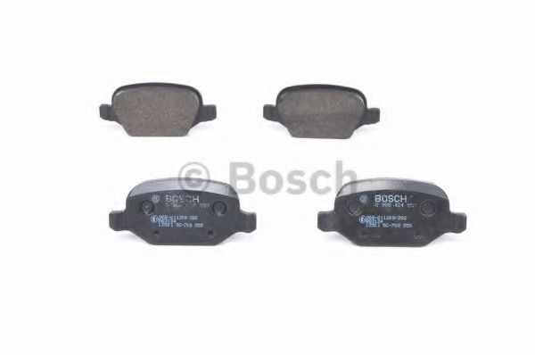 BOSCH - 0 986 424 553 - Комплект тормозных колодок, дисковый тормоз (Тормозная система)