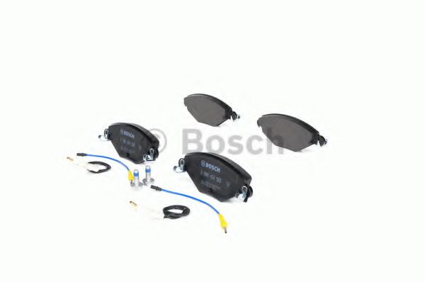 BOSCH - 0 986 424 582 - Комплект тормозных колодок, дисковый тормоз (Тормозная система)