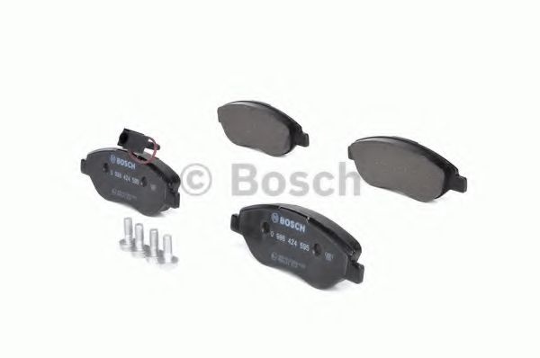 BOSCH - 0 986 424 595 - Комплект тормозных колодок, дисковый тормоз (Тормозная система)