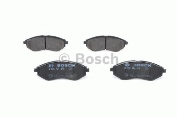 BOSCH - 0 986 424 818 - Комплект тормозных колодок, дисковый тормоз (Тормозная система)