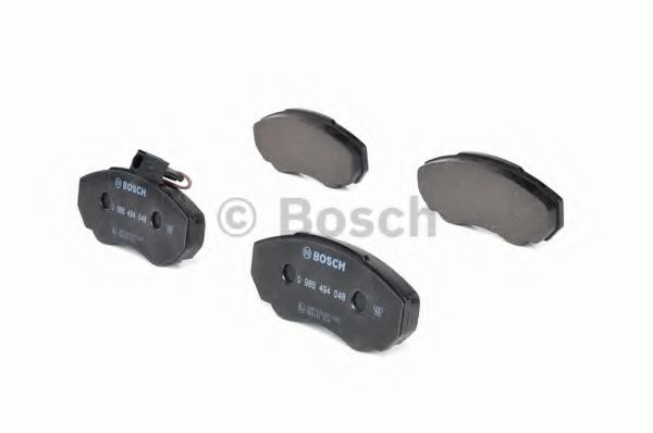 BOSCH - 0 986 494 048 - Комплект тормозных колодок, дисковый тормоз (Тормозная система)