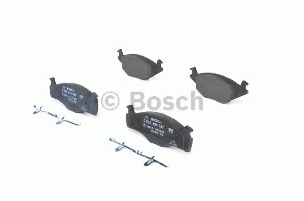 BOSCH - 0 986 494 057 - Комплект тормозных колодок, дисковый тормоз (Тормозная система)