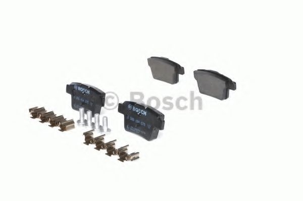 BOSCH - 0 986 494 076 - Комплект тормозных колодок, дисковый тормоз (Тормозная система)