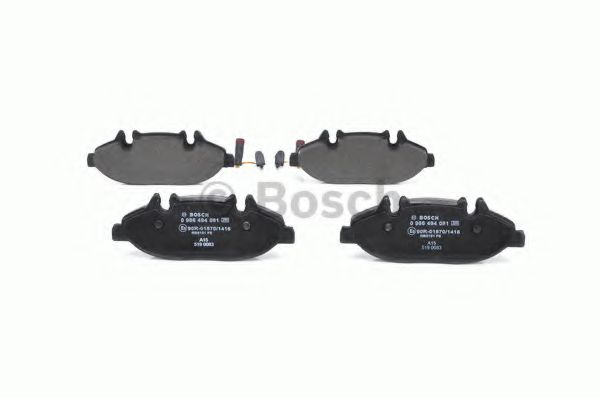 BOSCH - 0 986 494 081 - Комплект тормозных колодок, дисковый тормоз (Тормозная система)