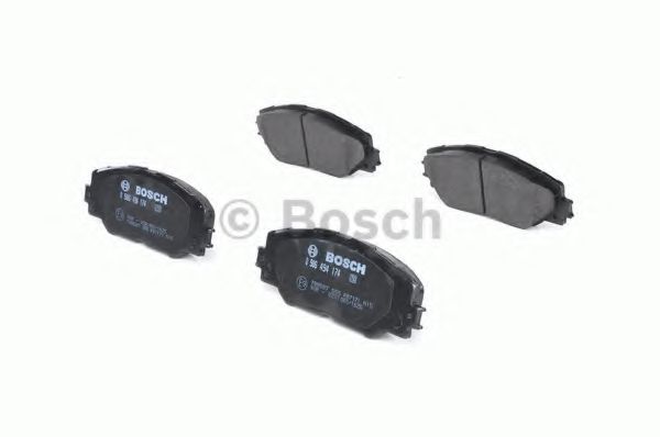 BOSCH - 0 986 494 174 - Комплект тормозных колодок, дисковый тормоз (Тормозная система)