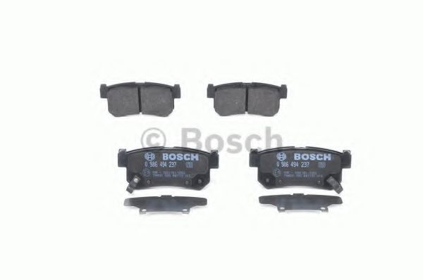 BOSCH - 0 986 494 237 - Комплект тормозных колодок, дисковый тормоз (Тормозная система)