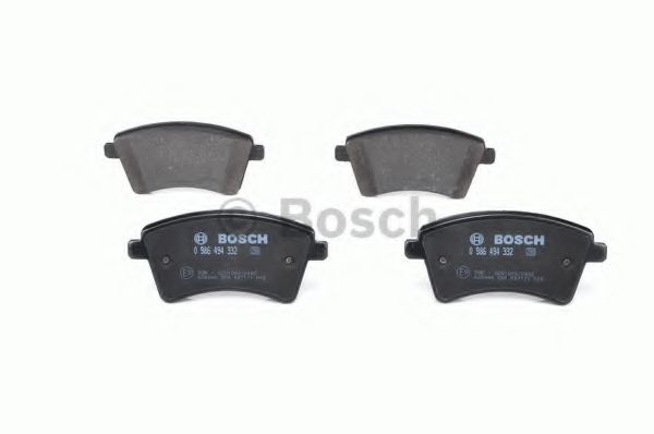 BOSCH - 0 986 494 332 - Комплект тормозных колодок, дисковый тормоз (Тормозная система)