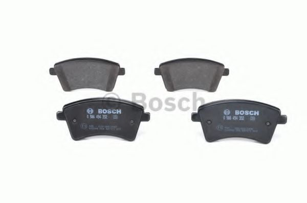 BOSCH - 0 986 494 332 - Комплект тормозных колодок, дисковый тормоз (Тормозная система)