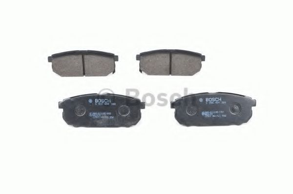 BOSCH - 0 986 494 388 - Комплект тормозных колодок, дисковый тормоз (Тормозная система)