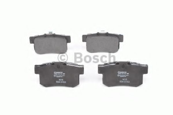 BOSCH - 0 986 494 233 - Комплект тормозных колодок, дисковый тормоз (Тормозная система)