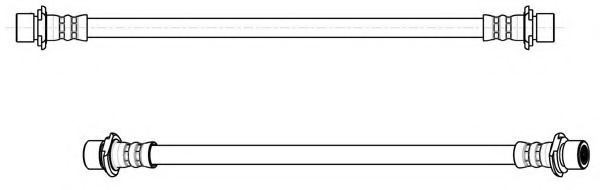 FERODO - FHY2813 - Тормозной шланг (Тормозная система)