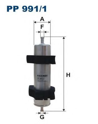 FILTRON - PP991/1 - Топливный фильтр (Система подачи топлива)