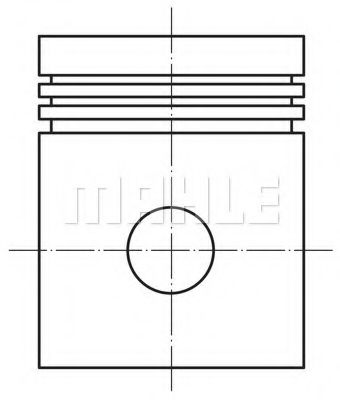 MAHLE ORIGINAL - 014 21 01 - Поршень (Кривошипношатунный механизм)