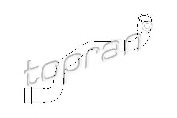 TOPRAN - 110 333 - Шланг, воздухоотвод крышки головки цилиндра (Головка цилиндра)