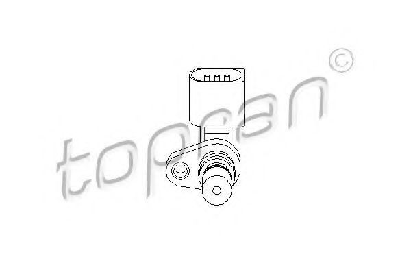 TOPRAN - 111 384 - Датчик, положение распределительного вала (Приготовление смеси)