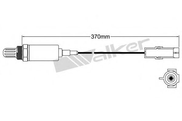 WALKER PRODUCTS - 250-21001 - Лямбда-зонд (Приготовление смеси)