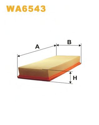 WIX FILTERS - WA6543 - Воздушный фильтр (Система подачи воздуха)