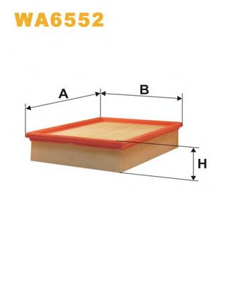 WIX FILTERS - WA6552 - Воздушный фильтр (Система подачи воздуха)
