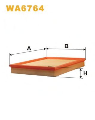 WIX FILTERS - WA6764 - Воздушный фильтр (Система подачи воздуха)