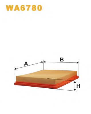 WIX FILTERS - WA6780 - Воздушный фильтр (Система подачи воздуха)