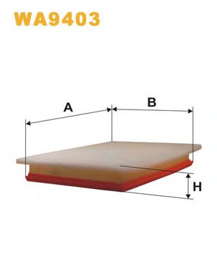 WIX FILTERS - WA9403 - Воздушный фильтр (Система подачи воздуха)