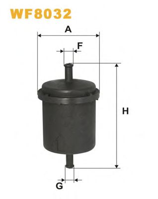 WIX FILTERS - WF8032 - Топливный фильтр (Система подачи топлива)