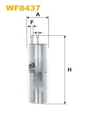 WIX FILTERS - WF8437 - Топливный фильтр (Система подачи топлива)