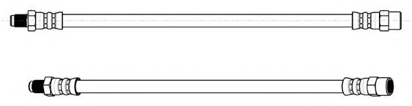 CEF - 510129 - Тормозной шланг (Тормозная система)