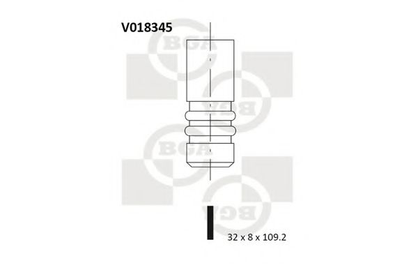 BGA - V018345 - Выпускной клапан (Управление двигателем)