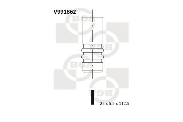 BGA - V991862 - Выпускной клапан (Управление двигателем)