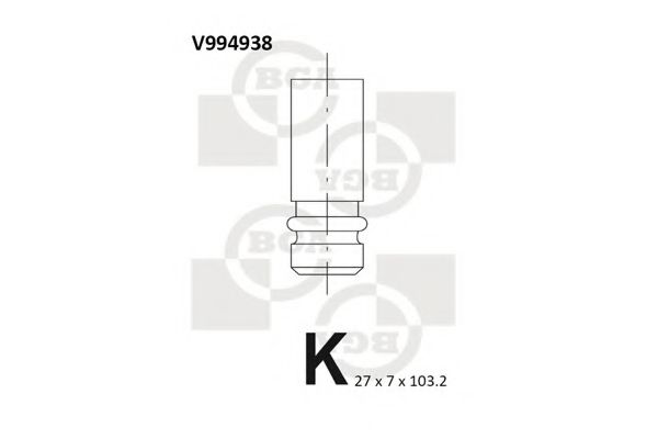 BGA - V994938 - Выпускной клапан (Управление двигателем)