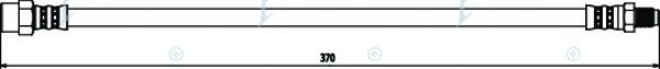 APEC BRAKING - HOS3158 - Тормозной шланг (Тормозная система)