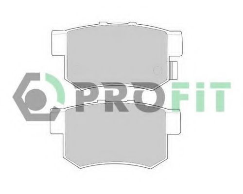 PROFIT - 5000-0956 - Комплект тормозных колодок, дисковый тормоз (Тормозная система)
