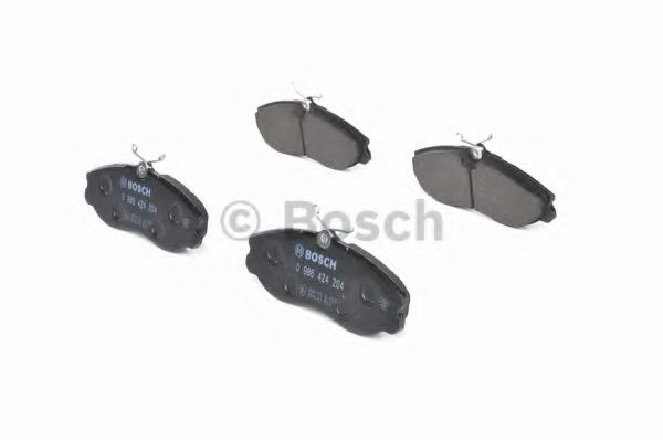 BOSCH - 0 986 424 204 - Комплект тормозных колодок, дисковый тормоз (Тормозная система)