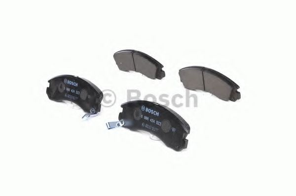 BOSCH - 0 986 424 523 - Комплект тормозных колодок, дисковый тормоз (Тормозная система)