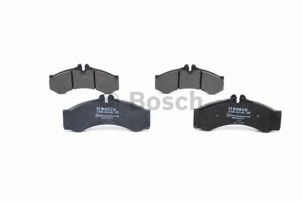 BOSCH - 0 986 424 832 - Комплект тормозных колодок, дисковый тормоз (Тормозная система)