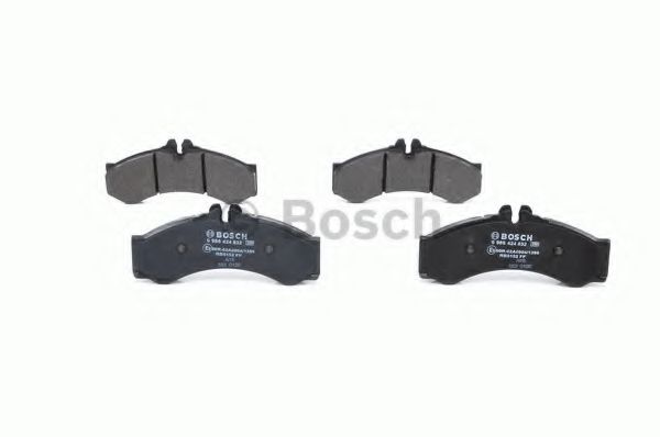 BOSCH - 0 986 424 832 - Комплект тормозных колодок, дисковый тормоз (Тормозная система)