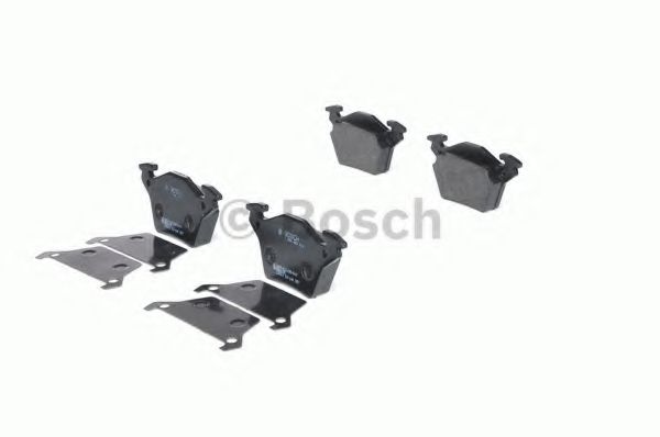 BOSCH - 0 986 460 002 - Комплект тормозных колодок, дисковый тормоз (Тормозная система)