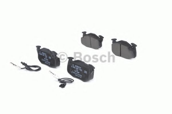 BOSCH - 0 986 461 763 - Комплект тормозных колодок, дисковый тормоз (Тормозная система)