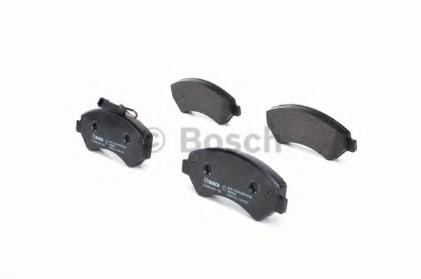 BOSCH - 0 986 494 109 - Комплект тормозных колодок, дисковый тормоз (Тормозная система)