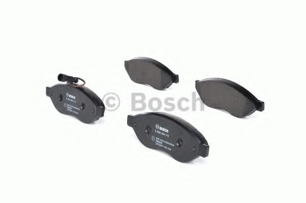 BOSCH - 0 986 494 111 - Комплект тормозных колодок, дисковый тормоз (Тормозная система)