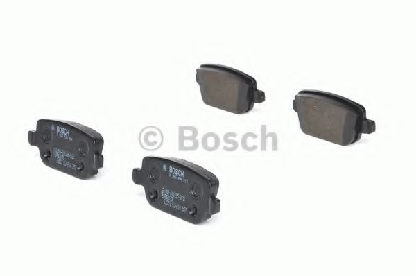 BOSCH - 0 986 494 214 - Комплект тормозных колодок, дисковый тормоз (Тормозная система)