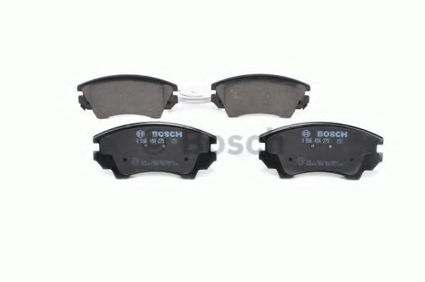 BOSCH - 0 986 494 275 - Комплект тормозных колодок, дисковый тормоз (Тормозная система)