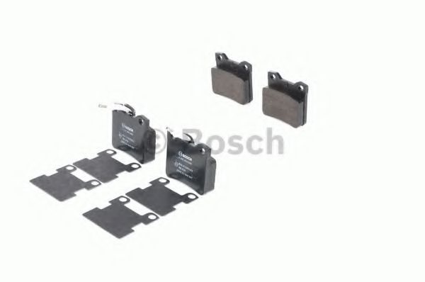 BOSCH - 0 986 494 055 - Комплект тормозных колодок, дисковый тормоз (Тормозная система)